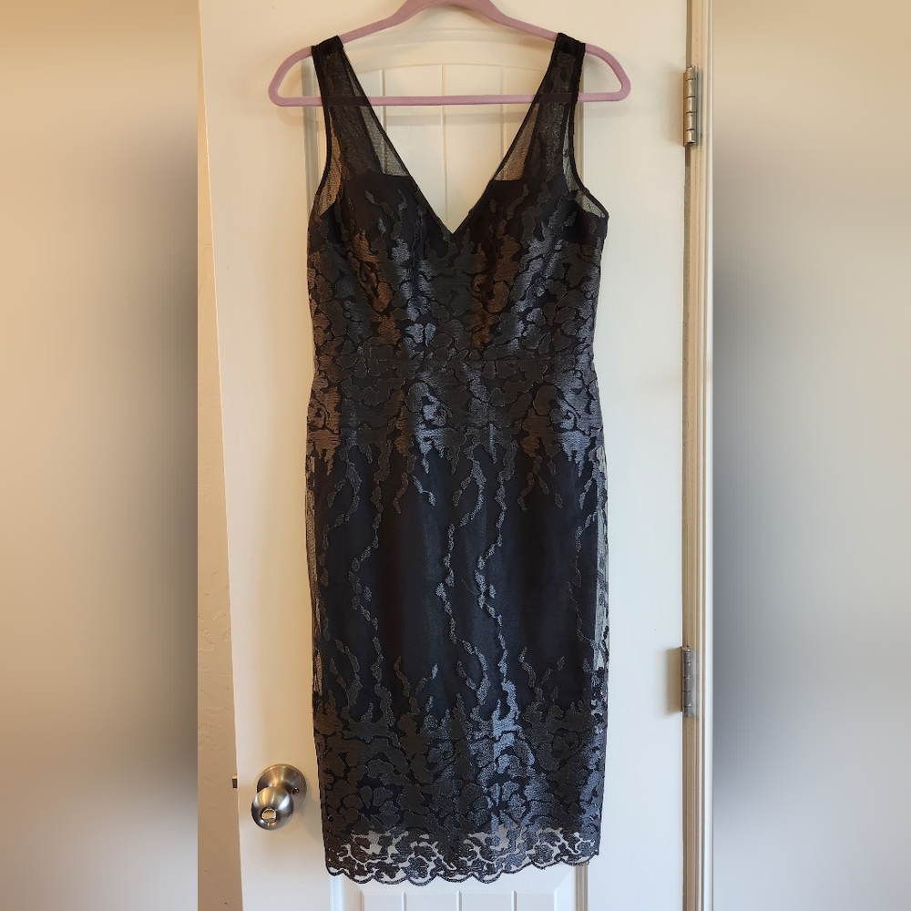 Nicole Miller black lace dress size 6